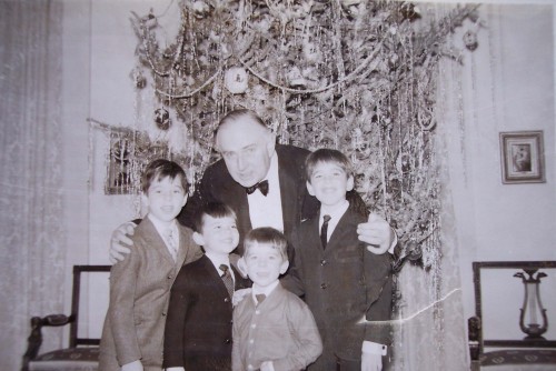 Abram Hewitt with his sons at Long Branch.